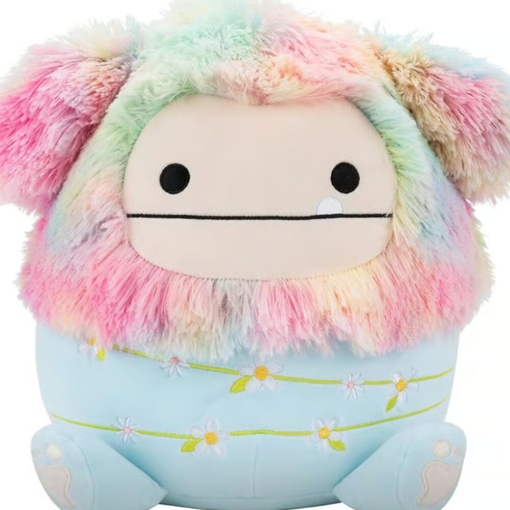 Squishmallows Zozo - Bigfoot Wrapped With Flower Stems 16 Inch new